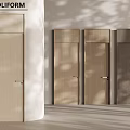 Modern POLIFORM Hinged Doors with Wooden Texture and Various Colors for Minimalist Home Interior
