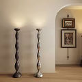 Retro Atmosphere Art Floor Lamp 3d model