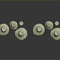 Elegant Lit Candles of Various Heights on Black Surface with Reflections
