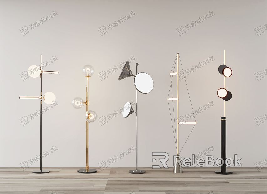 Modern floor lamp model