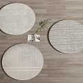 Round carpet 3d model