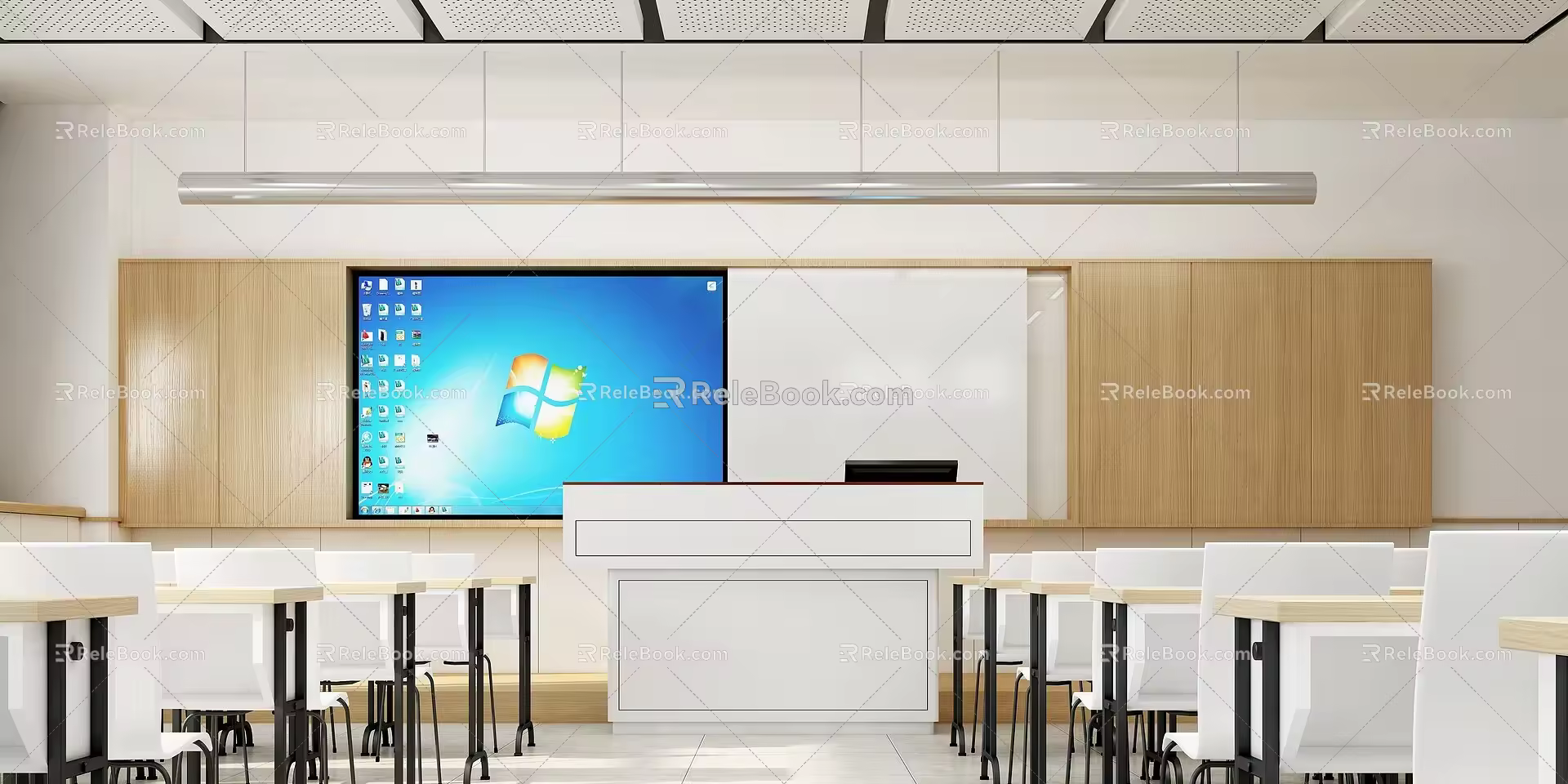 Classroom 3d model