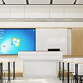 Classroom 3d model