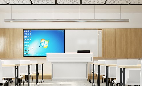 Classroom 3d model