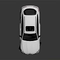 White Mercedes SUV Coupe With Modern Sporty Design Black Wheels Red Calipers