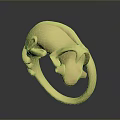 Unique Gold Skull Ring Design With Shiny Metallic Finish And Intricate Details