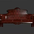 Red Classical Sofa With Velvet Upholstery Carved Wood Frame And Button Tufted Diamond Pattern