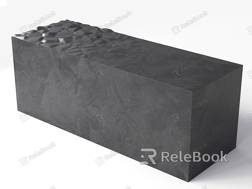 Front Desk Special Shape Front Desk Rock Countertop Rock Front Desk Landscape Strip Stone Special Shape Bar Counter model