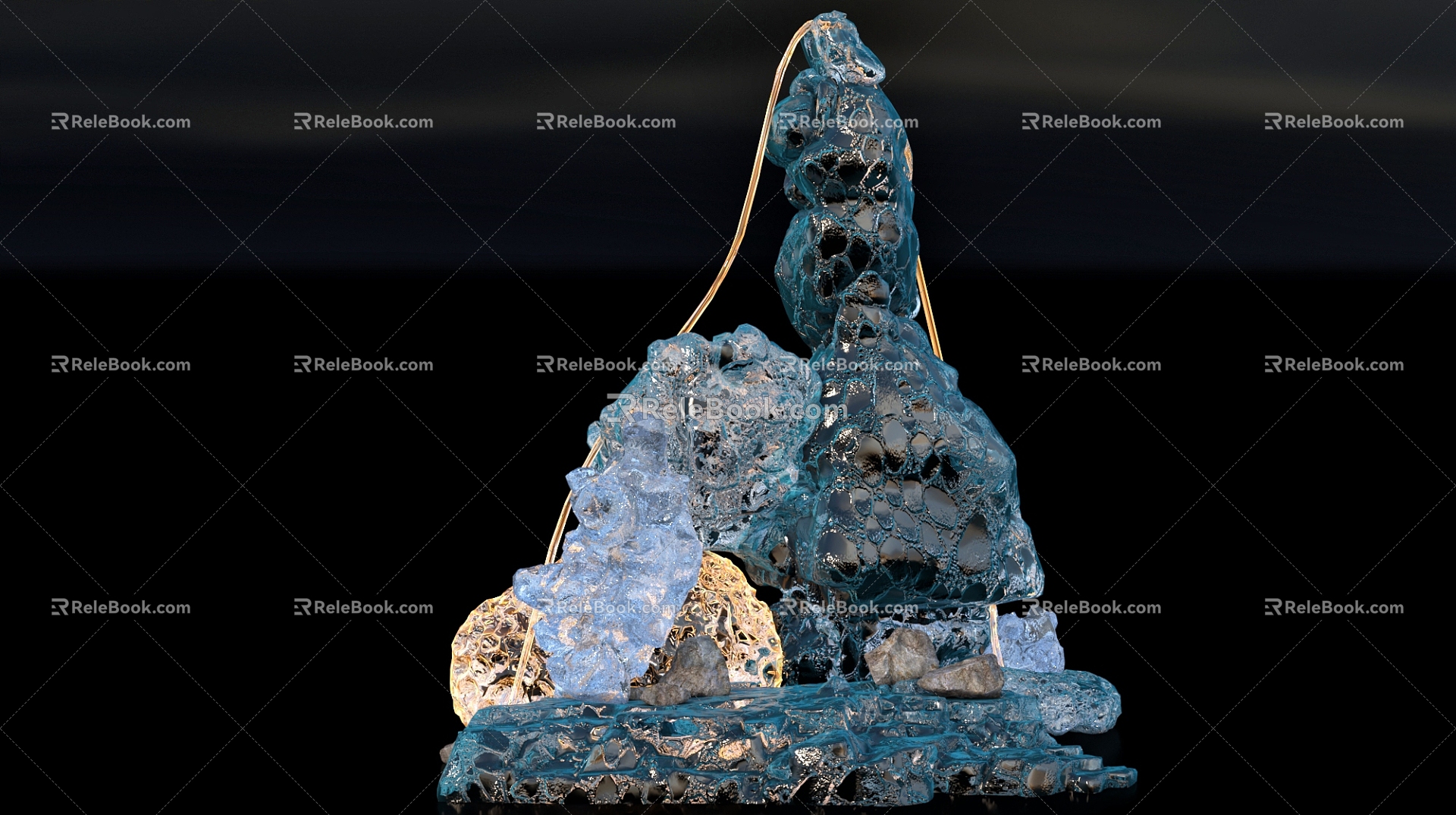 Gem Natural Crystal Element Crystal 3d model