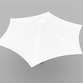 Elegant Modern White Tensile Membrane Structure With Metal Frame Canopy Design 3d model