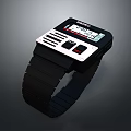 SEIKO Digital Watch With Black Strap White Dial Fashion Accessory For Daily Wear