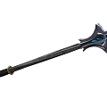 Cane PBR Next Generation Cane Scepter Magic Weapon Magic Wand Magic Weapon 3d model