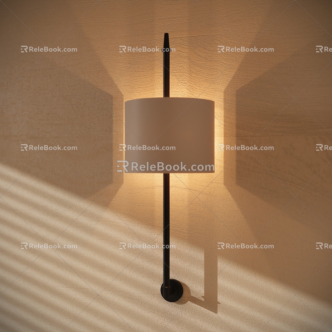 Art Wall Lamp 3d model