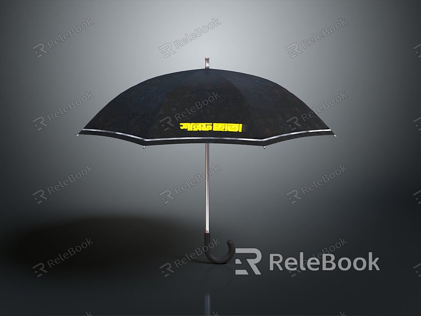 Umbrella umbrellas outdoor items realistic model