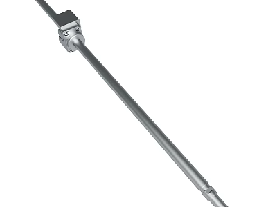 High Quality Stainless Steel Metal Rod With Connector For Industrial Use 3d model
