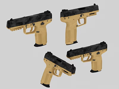 The modern pistol. 3d model The modern pistol. 3d model