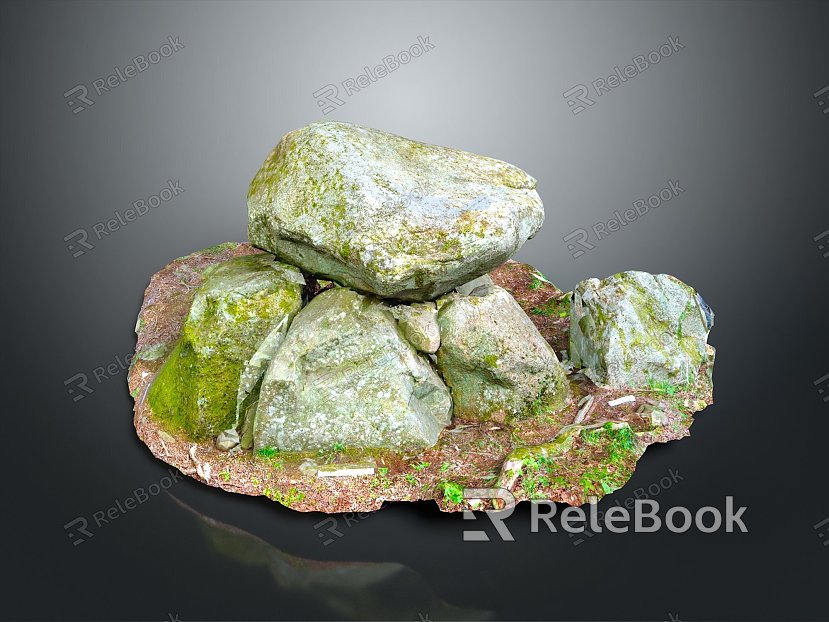 Rock Rock Block Rock Block Rock Specimen Boulder Big Stone Block Rock Stratum Rock Stratum Rock Stratum Rock model