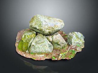 Rock Block Rock Block Rock Specimen Boulder Big Stone Block Rock Stratum Rock Stratum Rock Stratum Rock 3d model