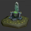 Altar Game Environment Game Scene Fairy Tale Scene Fairy Tale Magic Scene Magic Item 3d model
