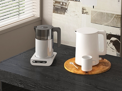 Electric kettle cup model