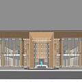 Modern Sales Office Building Sales Office 3d model