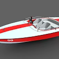 Modern Speedboat 3d model