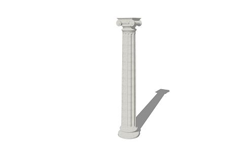 European Roman Column 3d model