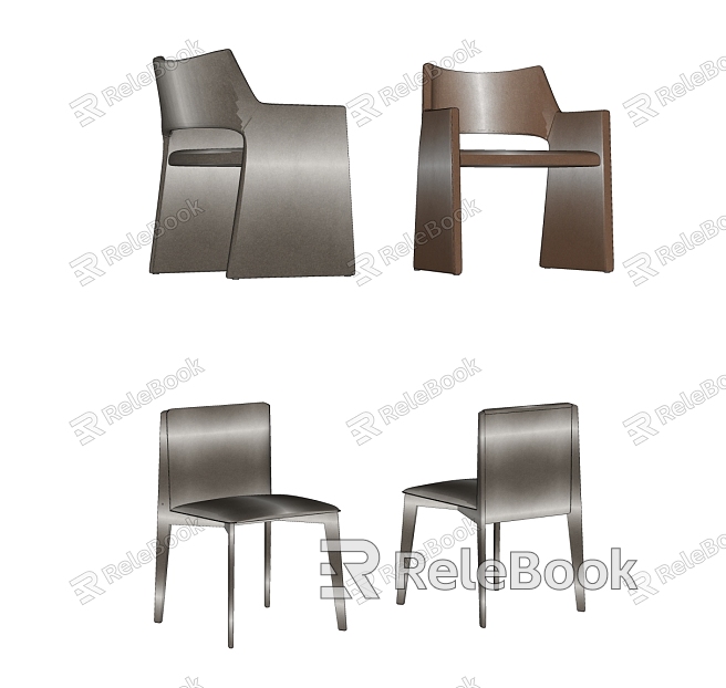 Modern Dining Chair Fabric Dining Chair Dining Chair Combination model