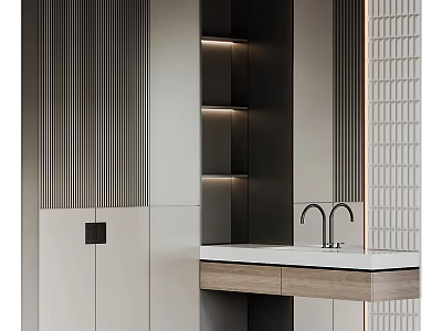 Bathroom Cabinet 3d model
