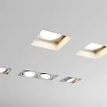 Modern Sleek Downlights And Spotlights With Recessed Design For Home Lighting
