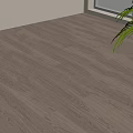 Light Oak Wooden Flooring with Natural Light and Indoor Green Plant