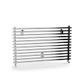 Stainless Steel Bathroom Cabinet Rack With Multiple Storage Bars And Wheels For Mobility