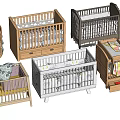 Various Stylish Baby Cribs With Wooden Designs Drawers And Color Options