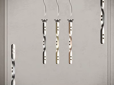 Modern Small Chandelier Decorative Chandelier Chandelier Bedside Chandelier Geometric Chandelier Bar Table Chandelier 3d model