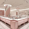 AILAND Jewelry Store Modern Striped Exterior With Elegant Window Display And Interior Showcases
