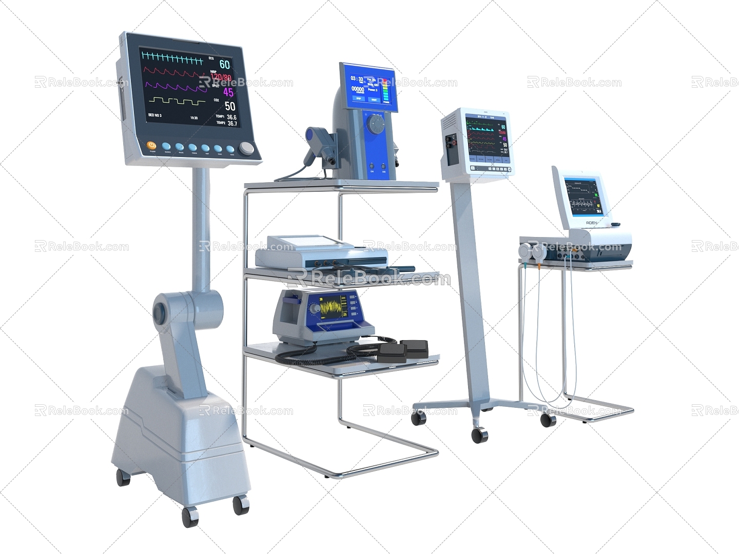 Modern Medical Equipment Medical Equipment 3d model