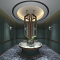 Public Toilet Hotel Toilet Shopping Mall Toilet 3d model