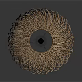 Modern Round Wicker Pendant Light With Natural Weave And Contemporary Design