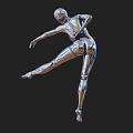 Modern robots Dancing robots 3d model