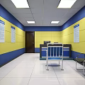 Public Security Bureau Interrogation Room 3d model