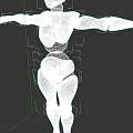 3D Game and Movie Character Pink Jointed Humanoid Figure With Articulated Limbs And Simple Design