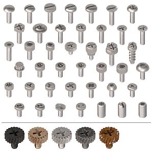 Modern Screw Nut Combination 3d model