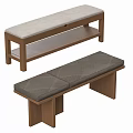 Shoe-changing stool 3d model