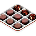 Assorted Delicious Desserts Including Pie Fruit Cake Chocolate Roll And Gingerbread House