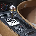 Car Interior With Steering Wheel Dashboard And Gear Shift Lever 3d model