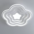 Modern LED Ceiling Lights Round Star Square Shapes With Decorative Dots