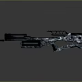 Modern Tactical Crossbow With Transparent Body Metal Frame Integrated Scope And Advanced String Mechanism