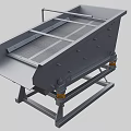 Vibrating screen 3d model