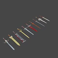 Game Sword Pack 3d model