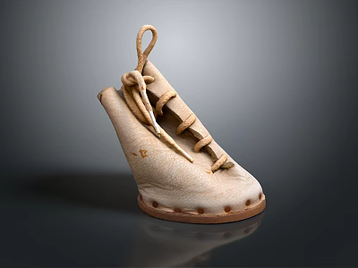 Foot Wrap Shoes Low-top Leather Shoes Casual Leather Shoes Low-top Leather Shoes Casual Shoes Jogging Shoes Bean Shoes Loafers 3d model